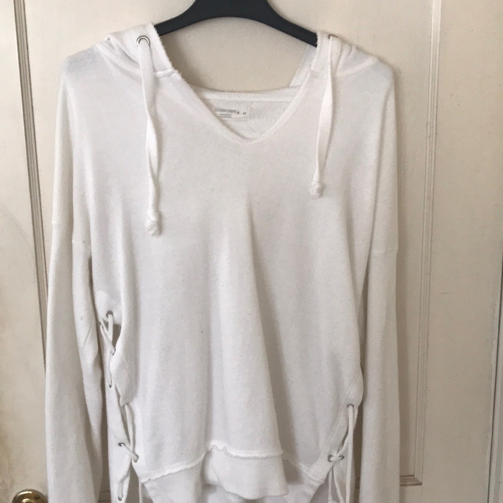 White hoodie